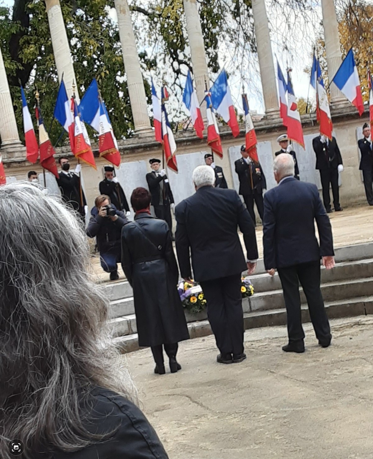 Minute de silence - cérémonie du 11 novembre 2021